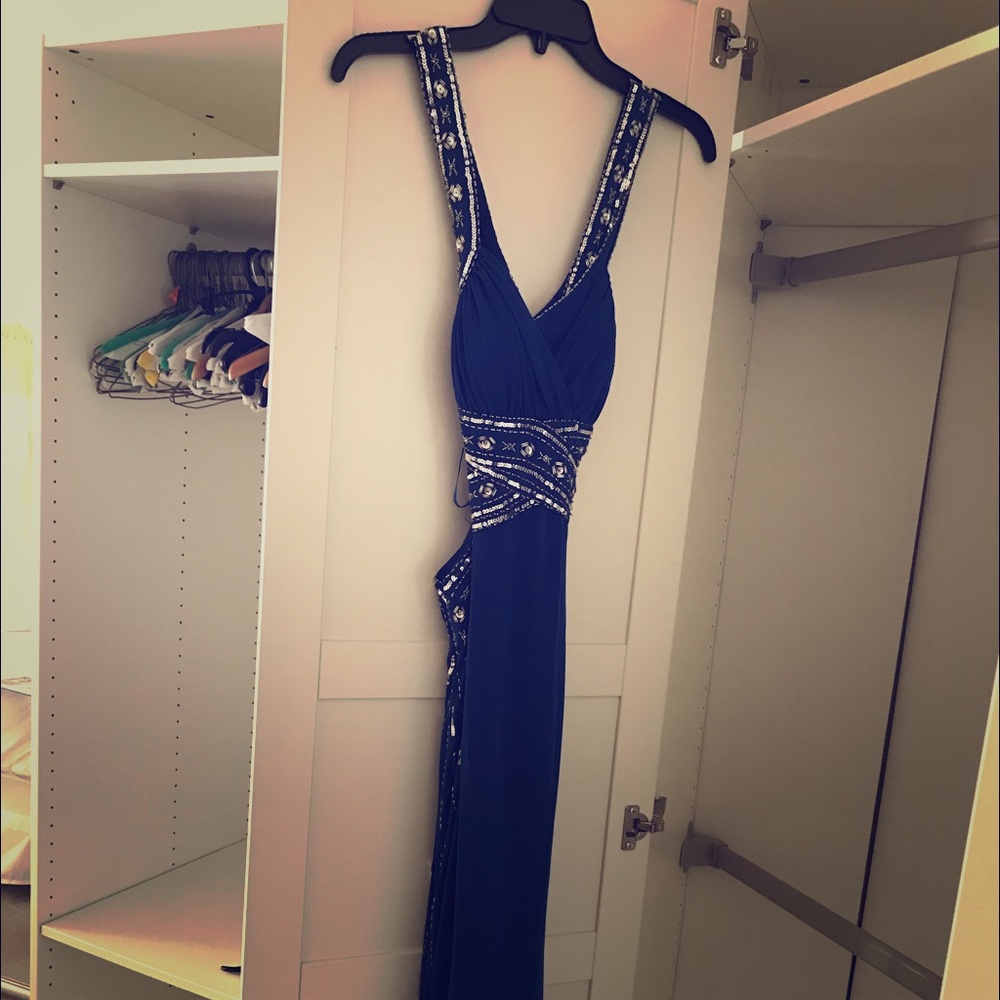 Blue dress